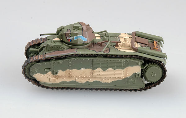 prebuilt 1/72 scale Char B1 tank model 36156