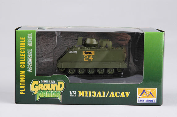 prebuilt 1/72 scale M113 ACAV plastic armored vehicle model 35003