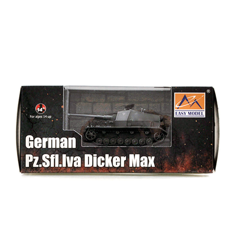 prebuilt 1/72 scale 10.5 cm K Dicker Max armored vehicle model 35108