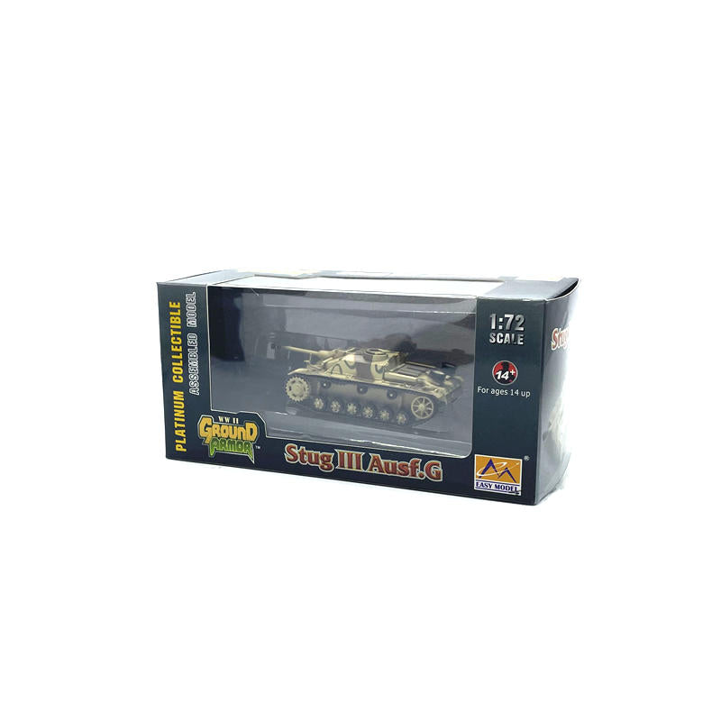 prebuilt 1/72 scale StuG III Ausf G tank destroyer model 36153
