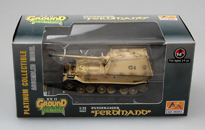 prebuilt 1/72 scale Ferdinand tank destroyer model 36222