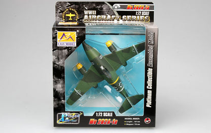 prebuilt 1/72 scale Me 262 A-1a fighter aircraft model 36366