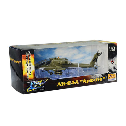 Boeing AH-64 Apache attack helicopter pre-built 1/72 scale collectible plastic military aircraft model