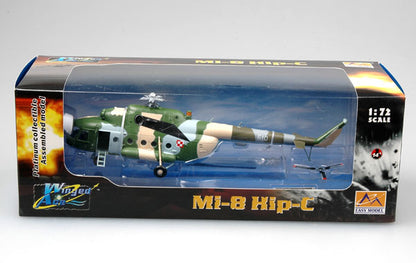 prebuilt 1/72 scale Mi-8 Hip helicopter model 37042