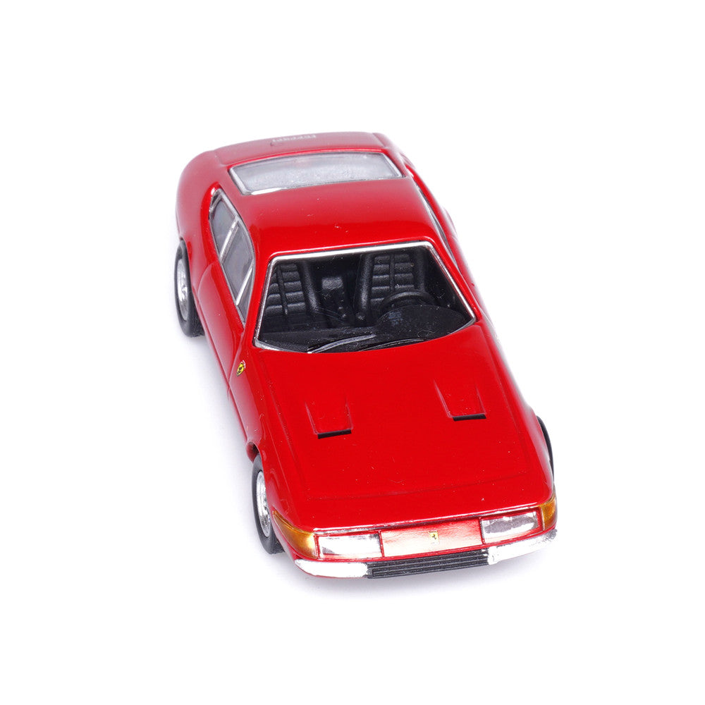 Ferrari 365 (Red) 1/64 Scale Diecast Metal Sports Car Collectible Model