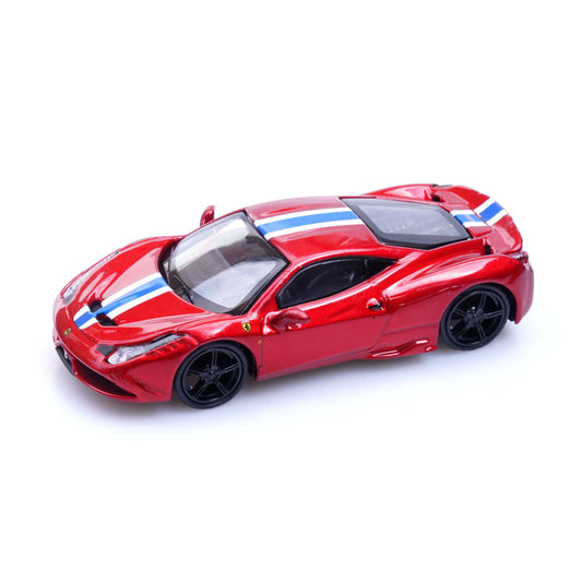 Ferrari 458 Speciale (Metallic Red) 1/64 Scale Diecast Metal Sports Car Collectible Model