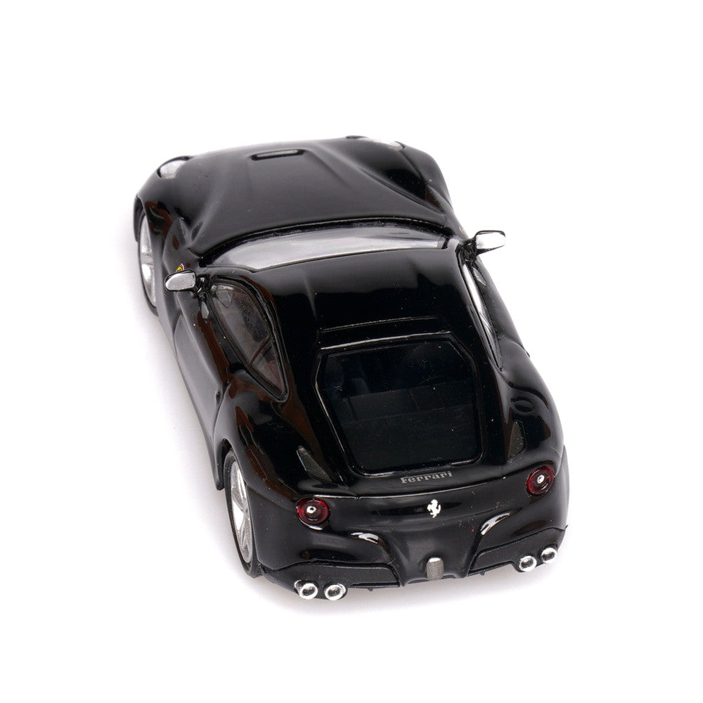 Ferrari F12 Berlinetta (Black) 1/64 Scale Diecast Metal Sports Car