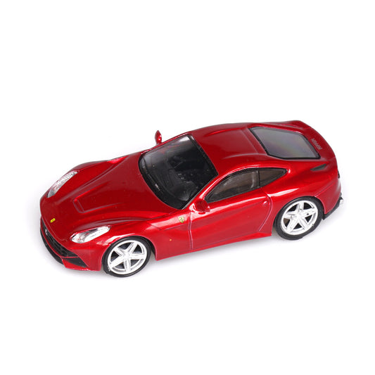 Ferrari F12 Berlinetta (Metallic Red) 1/64 Scale Diecast Metal Sports Car Collectible Model