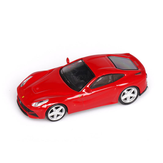 Ferrari F12 Berlinetta (Red) 1/64 Scale Diecast Metal Sports Car Collectible Model