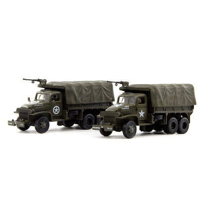 1/72 scale diecast CCKW-353 military truck model