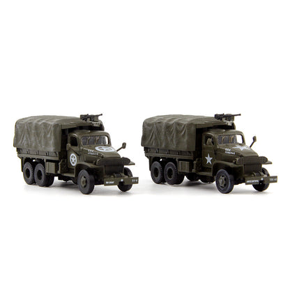 1/72 scale diecast CCKW-353 military truck model