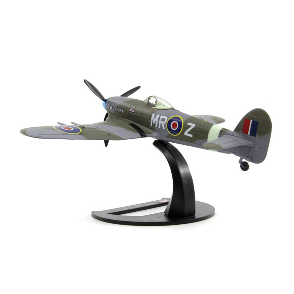 1/72 scale diecast Hawker Typhoon fighter aircraft model