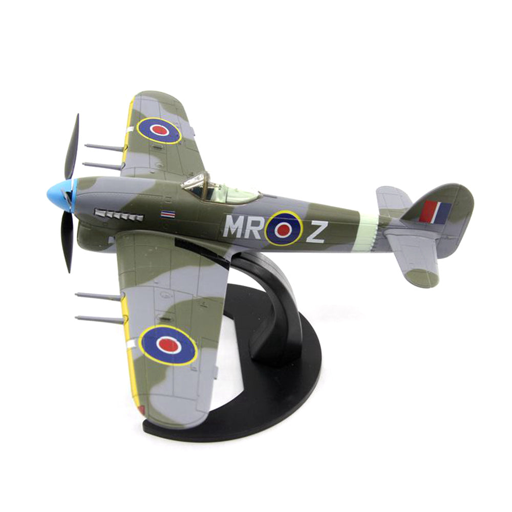 1/72 scale diecast Hawker Typhoon fighter aircraft model
