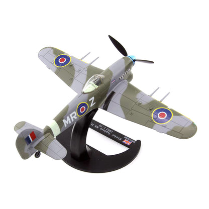 1/72 scale diecast Hawker Typhoon fighter aircraft model