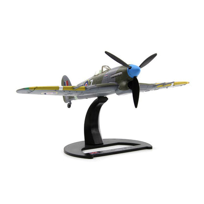 1/72 scale diecast Hawker Typhoon fighter aircraft model