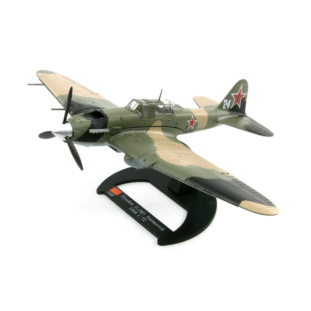 Ilyushin Il-2 Shturmovik Ground-Attack Aircraft 1/72 Scale Diecast Mod ...