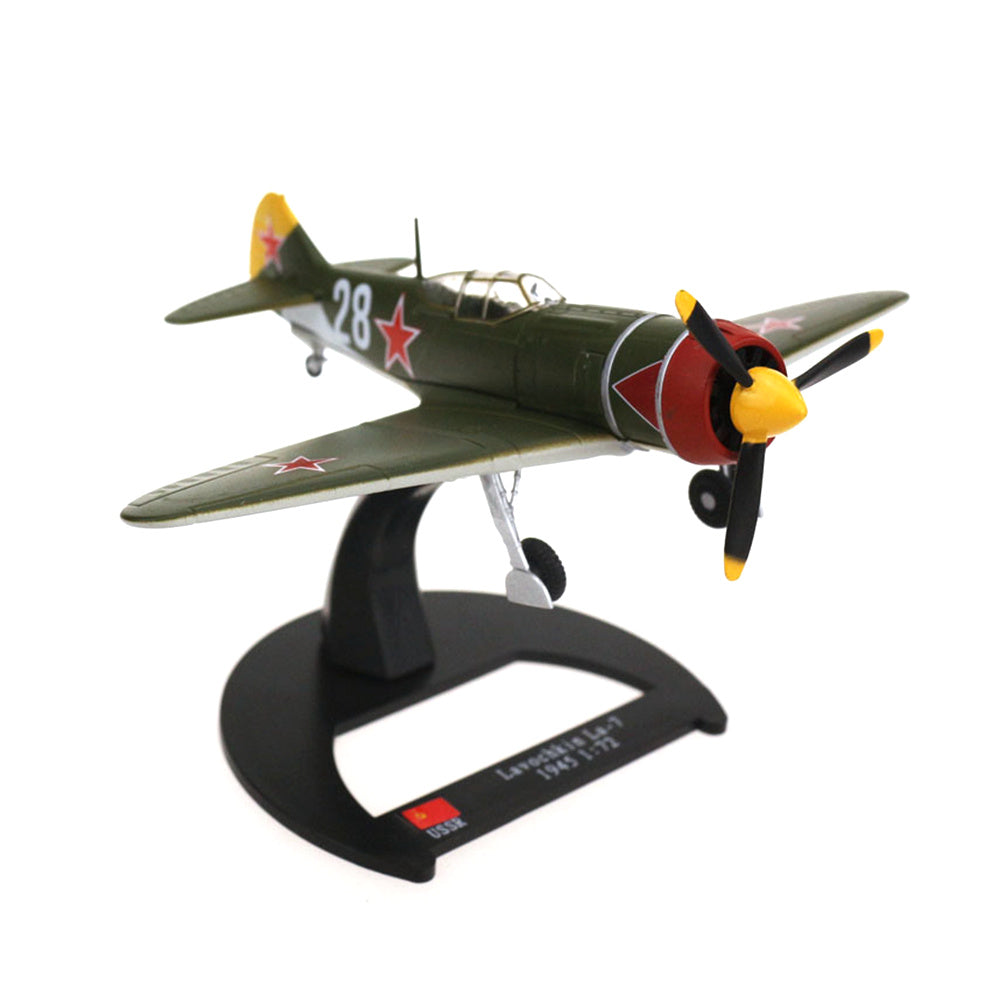 1/72 scale diecast La-7 fighter aircraft model