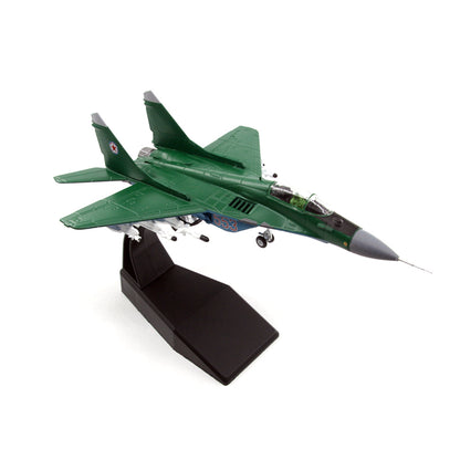 1/100 scale diecast MiG-29 fighter aircraft model