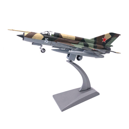 1/72 scale diecast MiG-21 aircraft model