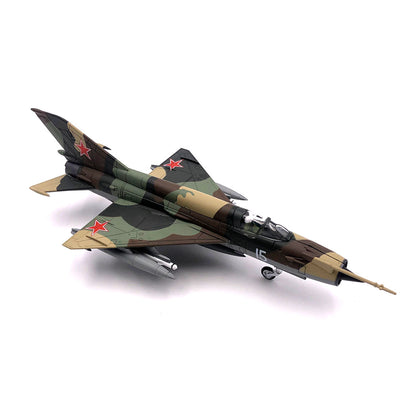 1/72 scale diecast MiG-21 aircraft model