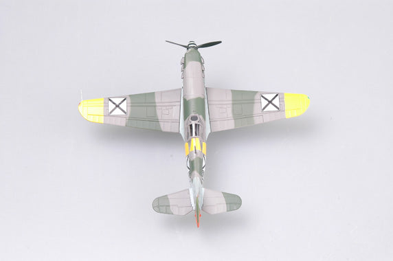 prebuilt 1/72 scale Bulgarian D.520 fighter aircraft model 36339