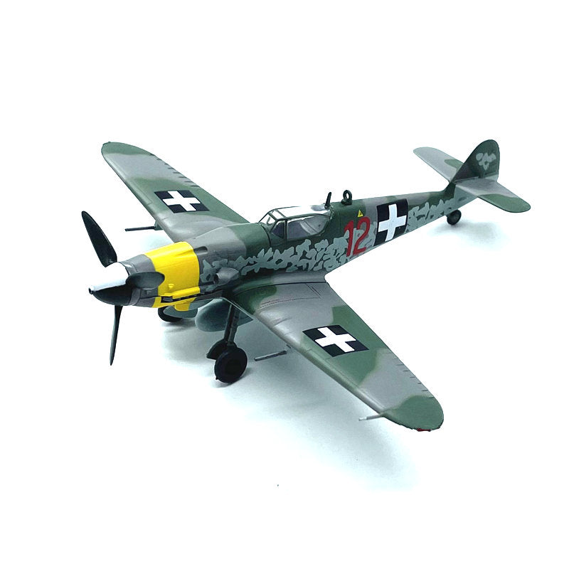 prebuilt 1/72 scale Bf 109G-10 fighter airplane model 37204