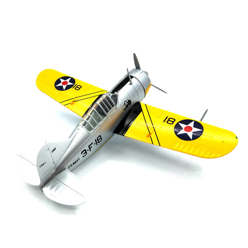 prebuilt 1/72 scale F2A-2 Buffalo aircraft model 36380