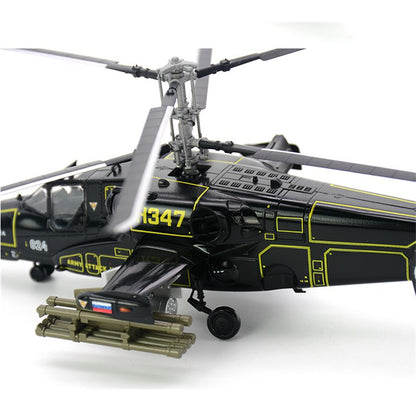 1/72 collectible plastic aircraft model Ka-50 black shark