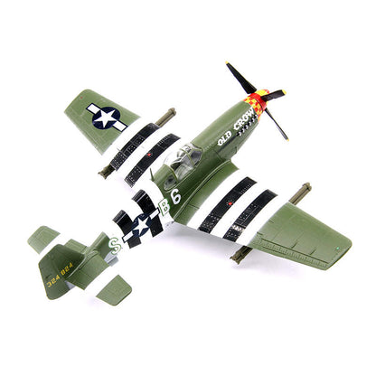 1/72 scale prebuilt P-51B Mustang fighter aircraft model 36358