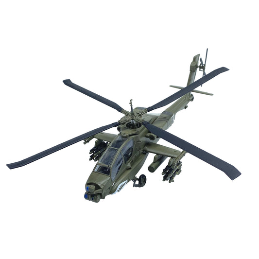 Boeing AH-64 Apache attack helicopter pre-built 1/72 scale collectible plastic military aircraft model