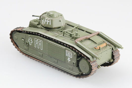 prebuilt 1/72 scale French heavy tank Char B1 model 36157