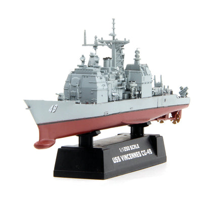 1/1250 scale prebuilt USS Vincennes CG-49 cruiser model 37402