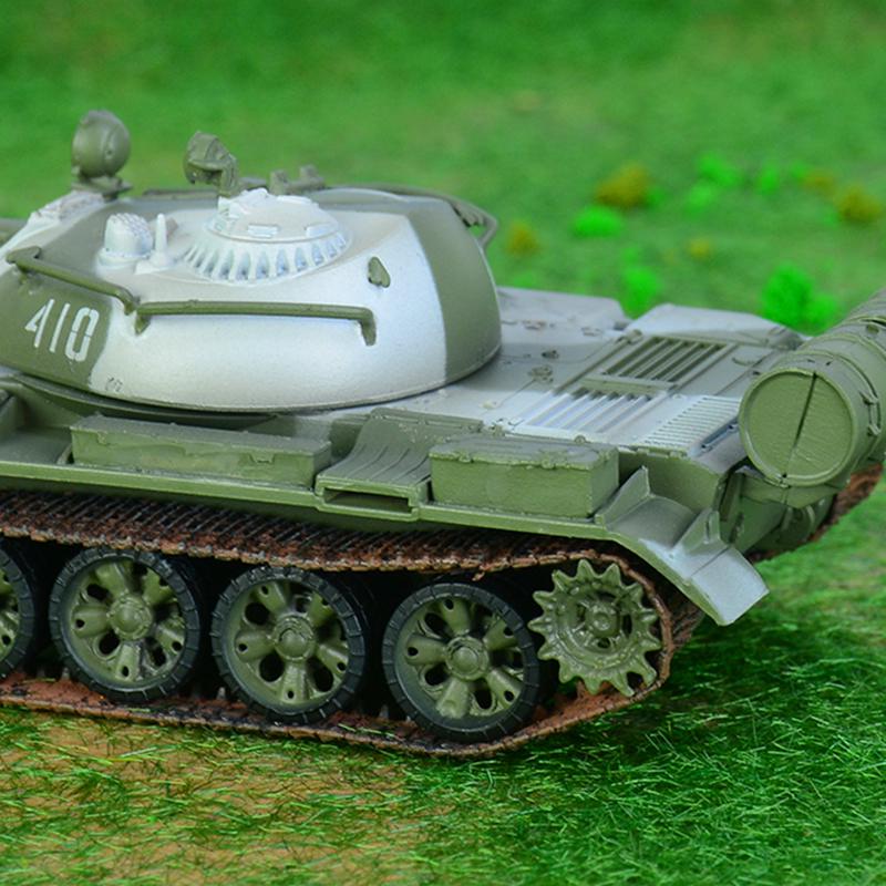 collectible plastic model tank T-55 detail