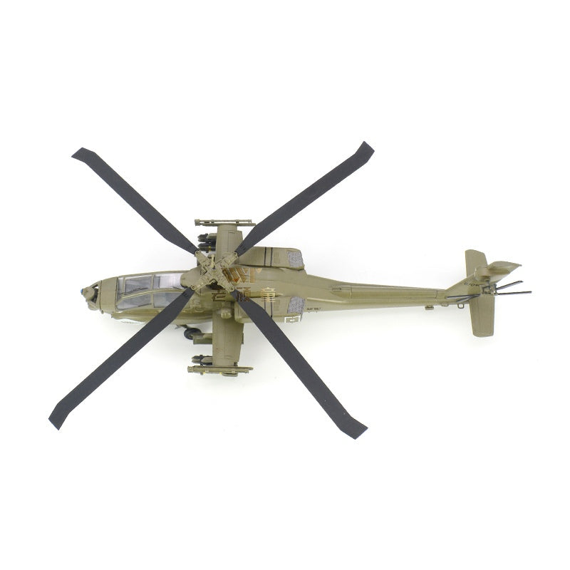 collectible Apache AH-64 military helicopter model
