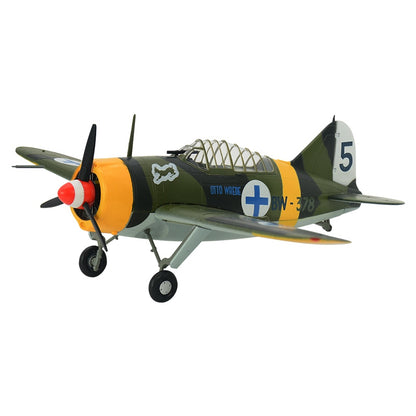 prebuilt 1/72 scale Finland F2A Buffalo aircraft model 36383