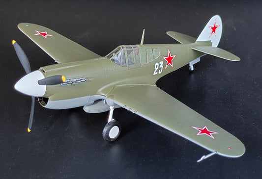 prebuilt 1/48 scale P-40 Warhawk aircraft model 39314