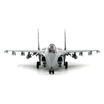 1/100 scale diecast Su-35 aircraft model