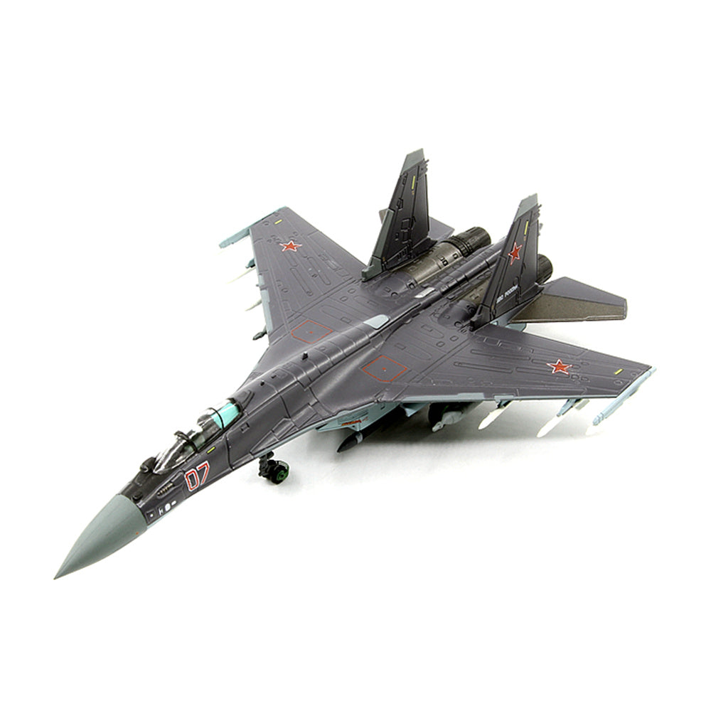 1/100 scale diecast Su-35 aircraft model