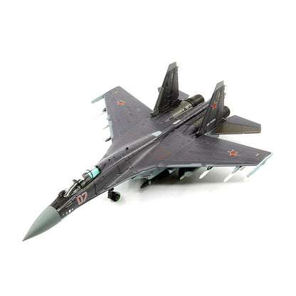 1/100 scale diecast Su-35 aircraft model