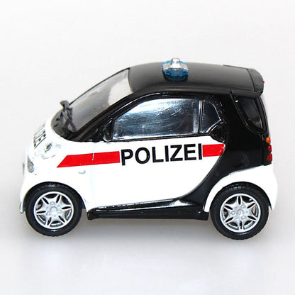 Smart Fortwo City Coupe 1/43 Scale Diecast Metal Vintage Car Collectible Model