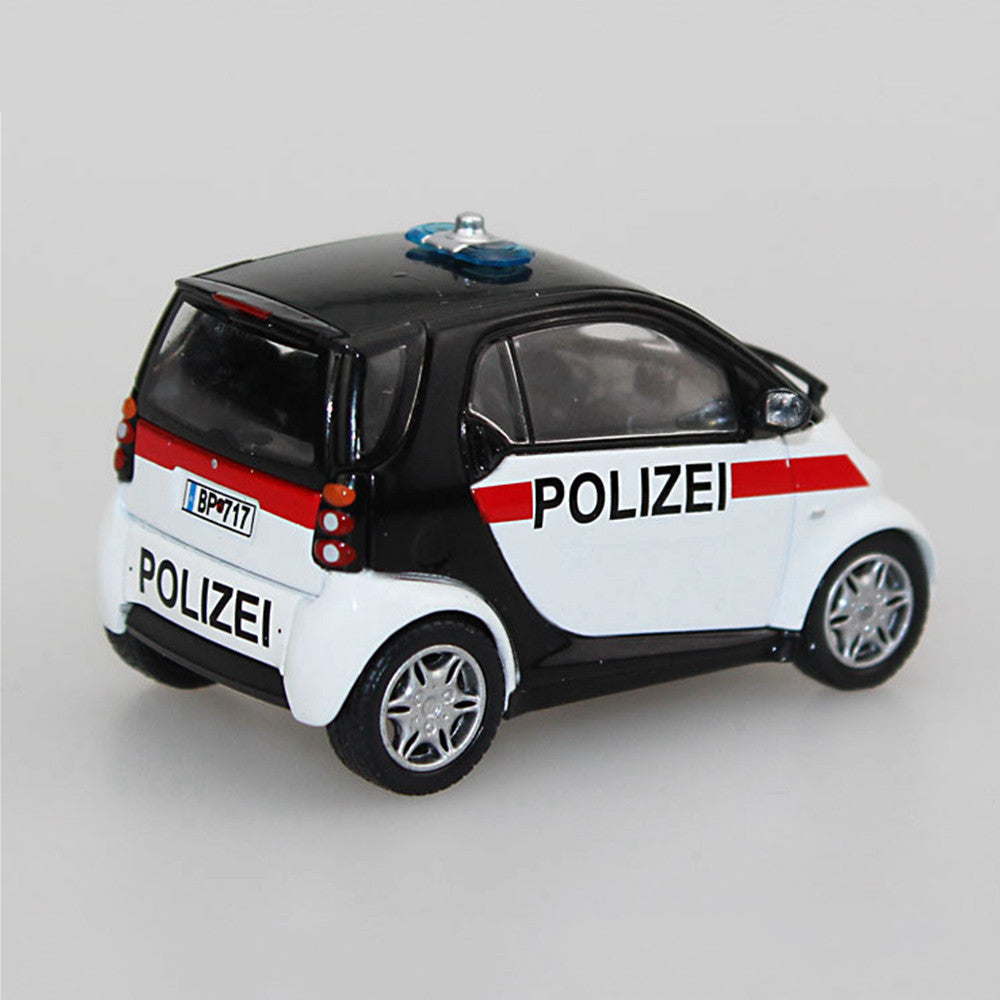 Smart Fortwo City Coupe 1/43 Scale Diecast Metal Vintage Car Collectible Model