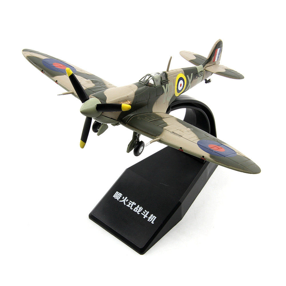 1/72 scale diecast Spitfire aircraft model