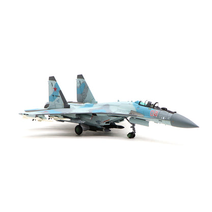1/100 scale diecast Su-35 aircraft model