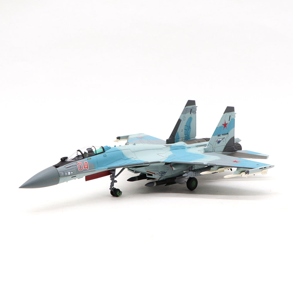 1/100 scale diecast Su-35 aircraft model