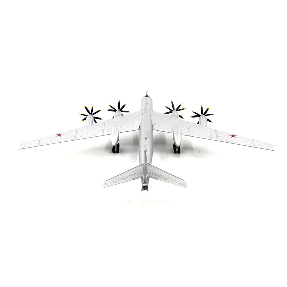 1/200 scale diecast Tu-95 bomber aircraft model