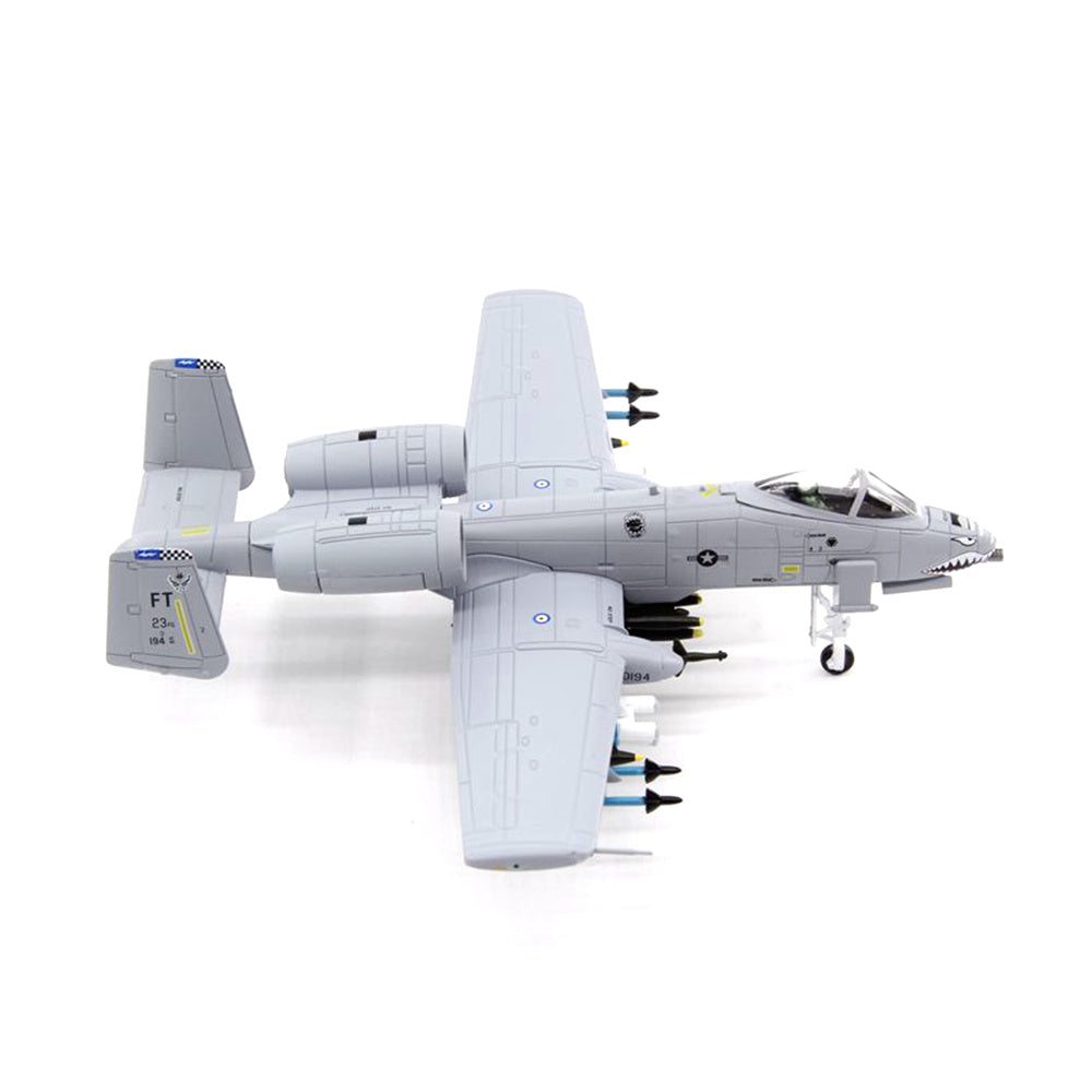 1/100 scale A-10 Thunderbolt II Warthog aircraft diecast model