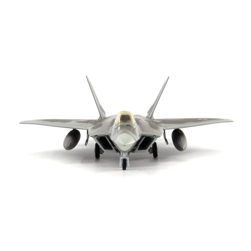 1/100 scale diecast F-22 Raptor aircraft model