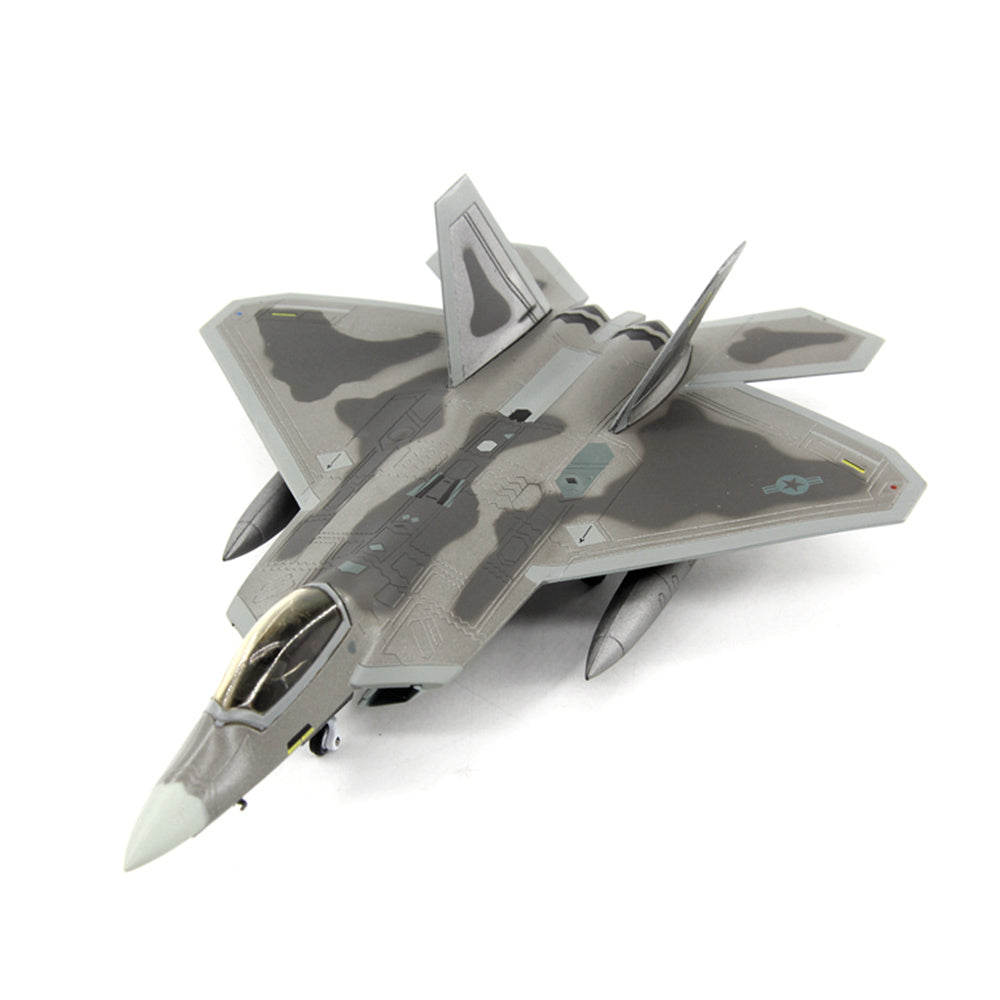 1/100 scale diecast F-22 Raptor aircraft model