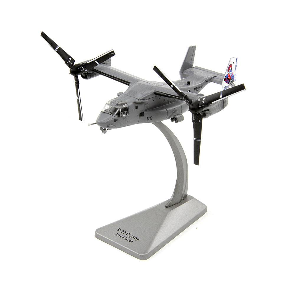 1/144 scale diecast V-22 Osprey aircraft model