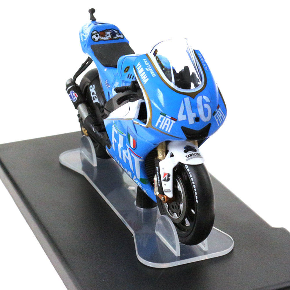 Yamaha YZR-M1 46 Catalunya 2008 1/18 Scale Diecast Metal Motorcycle Collectible Model